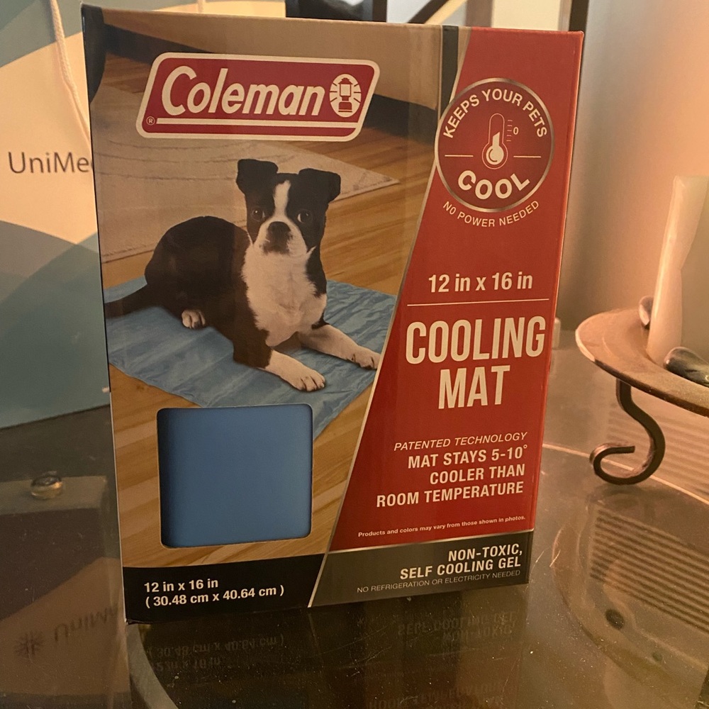Coleman Pet Cooling Mat 12x16 | Self Cooling Dog Pad | Non Toxic Gel Summer